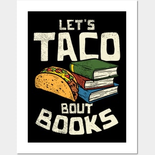 Funny Reading Gift For Mexican Food Taco Lovers Posters and Art